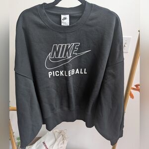 Nike Women's Black Crew Neck Sweater Size XL